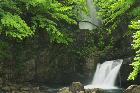 Waterfall thoughtsの写真素材