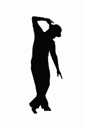 Dance silhouetteの写真素材
