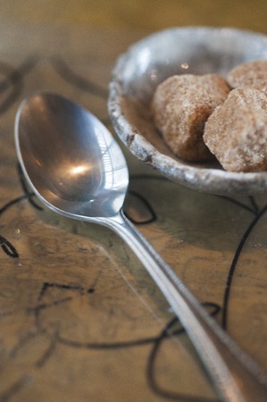 Sugar and spoonの写真素材