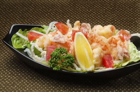 Shrimp mayonnaiseの写真素材