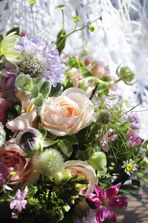 Gifts for flower arrangementの写真素材