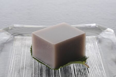 Japanese sweet water jellyの写真素材