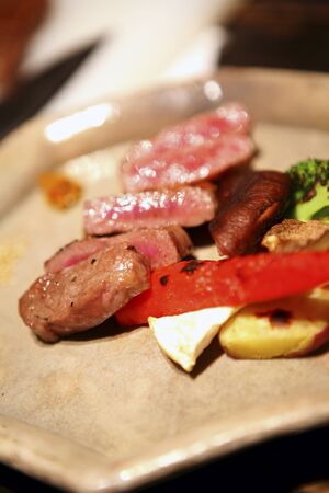 Grilled meatの写真素材