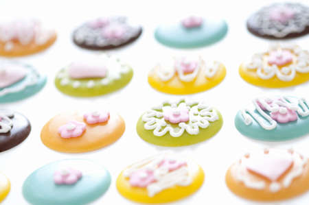 Colorful chocolateの写真素材