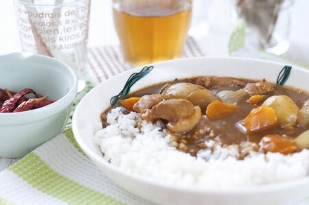 Curry riceの写真素材