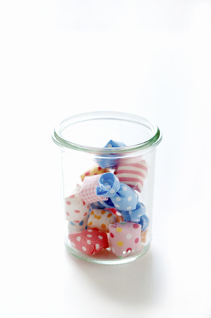 Candy entered the bottleの写真素材