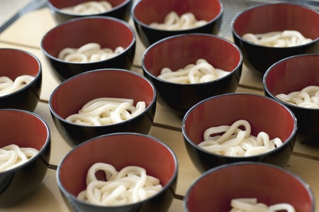 Small bowl Udonの写真素材