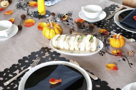 Halloween tableの写真素材