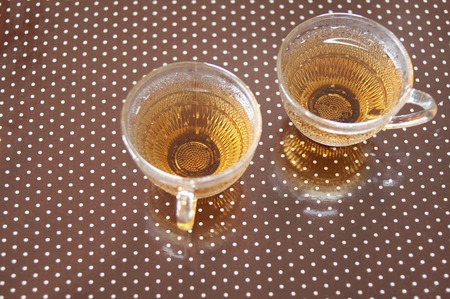 Of glass cup teaの写真素材