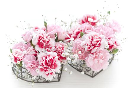 Carnation arrangementの写真素材