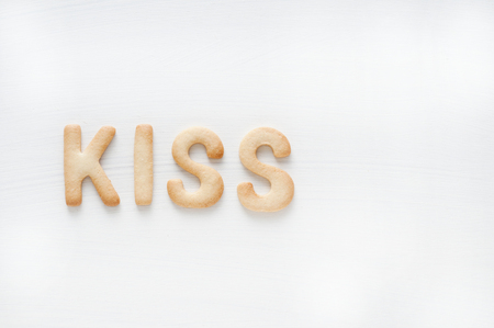 Kiss word の写真素材