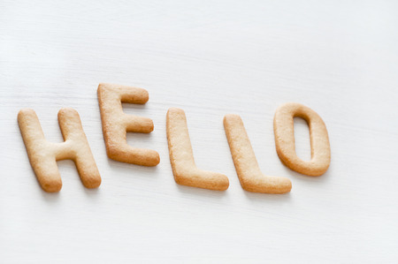 Helloの写真素材