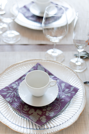 Setting the tableの写真素材