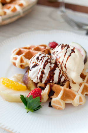 Waffleの写真素材