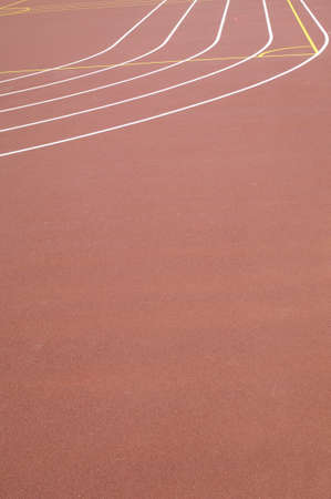 Track of athletics stadiumの写真素材