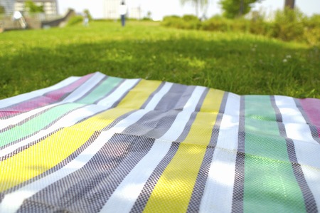 Lawn and sheetの写真素材