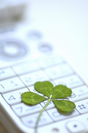 Mobile phones and four-leaf clover