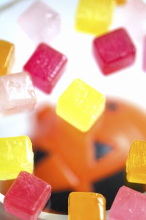 Candy and JackoLanternの写真素材