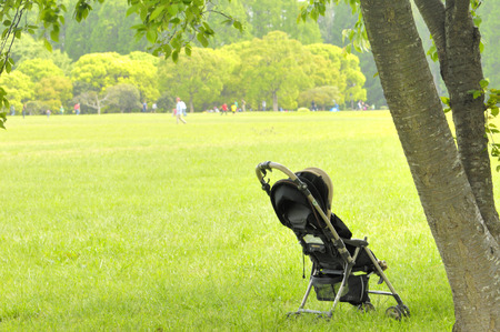 Park strollerの写真素材