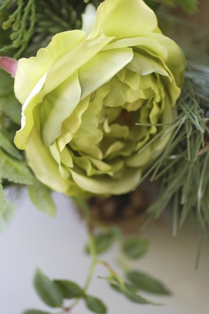 Christmas wreathの写真素材