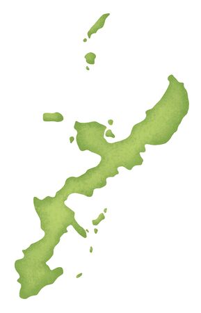 Okinawa Prefecture mapの写真素材