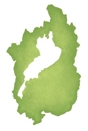 Shiga Prefecture mapの写真素材