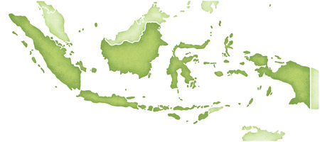 Indonesia Mapの写真素材