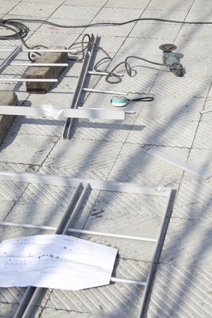 Construction of safety fence