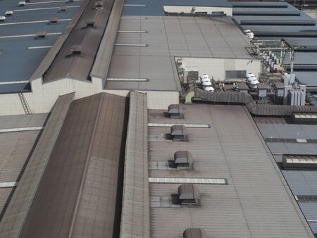 Factory roofの写真素材