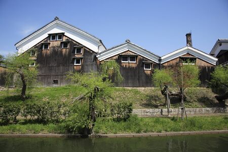 Fushimi sakakura and Uji River of waterの写真素材