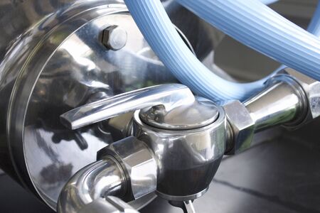 Dairy cattle tankの写真素材