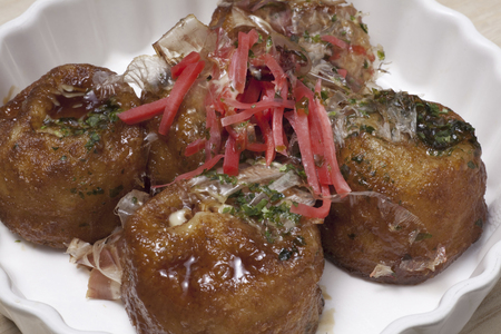 Retort food takoyakiの写真素材