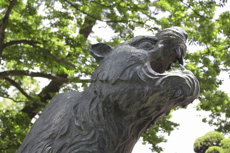 The image of the Koshien Kyujomae of tigerの写真素材