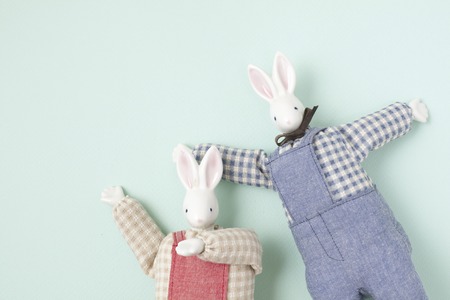 Rabbit craft doll