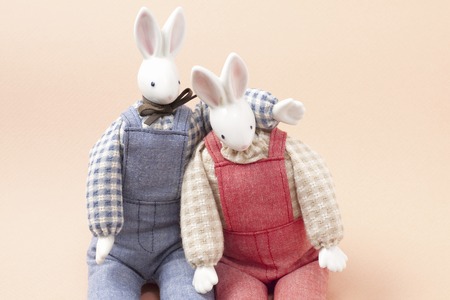 Rabbit craft doll