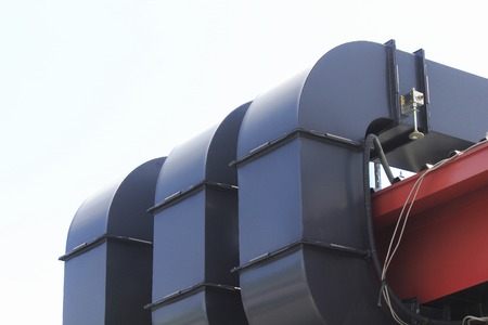 Ventilation equipment eateries of roof
