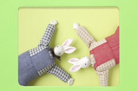 Rabbit Zodiac craft dollの写真素材