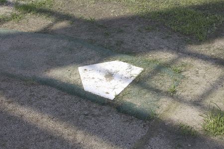 Grass baseball home baseの写真素材