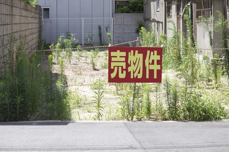 For sale of landの写真素材