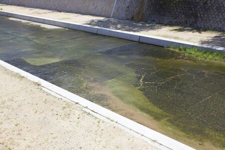 Hydrophilic designed River and promenadeの写真素材