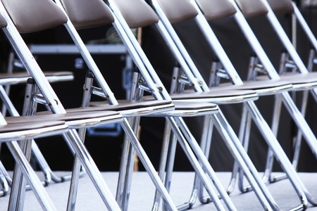 Discover seats folding chairの写真素材