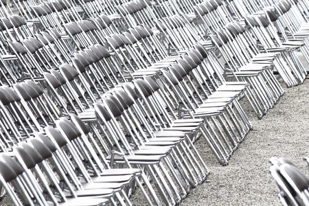 Discover seats folding chairの写真素材