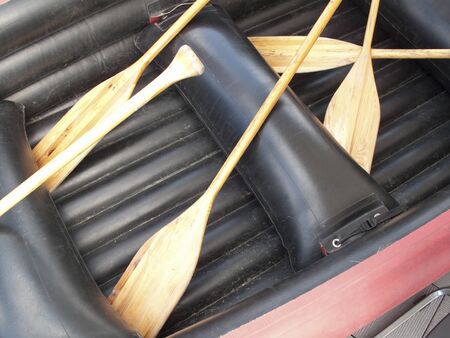 Strengthening vinyl kayakの写真素材