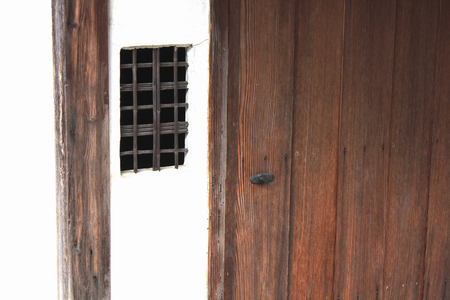Rural houses of away of toiletの写真素材