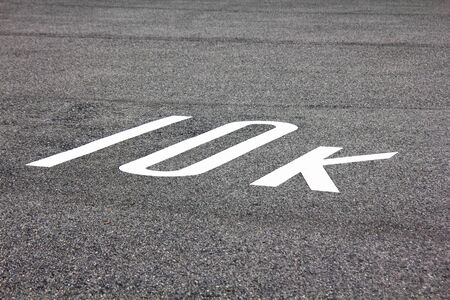 Speed limit 10kmの写真素材