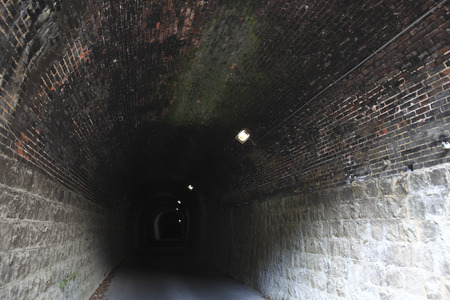 Tunnel of the waste lineの写真素材