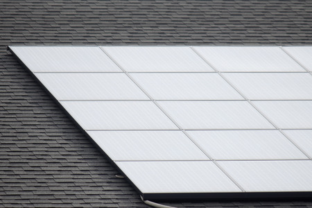 Residential roof solar panels