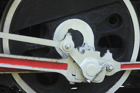 Driving wheel of steam locomotive