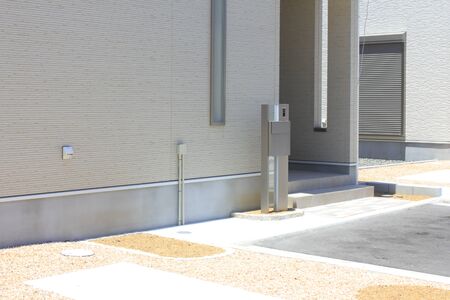 Entrance of ready-built houses