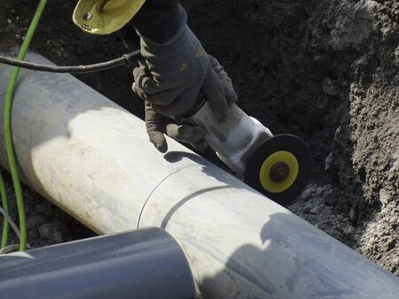 Street water pipe construction